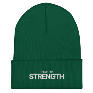 The Art of Strength Cuffed Beanie